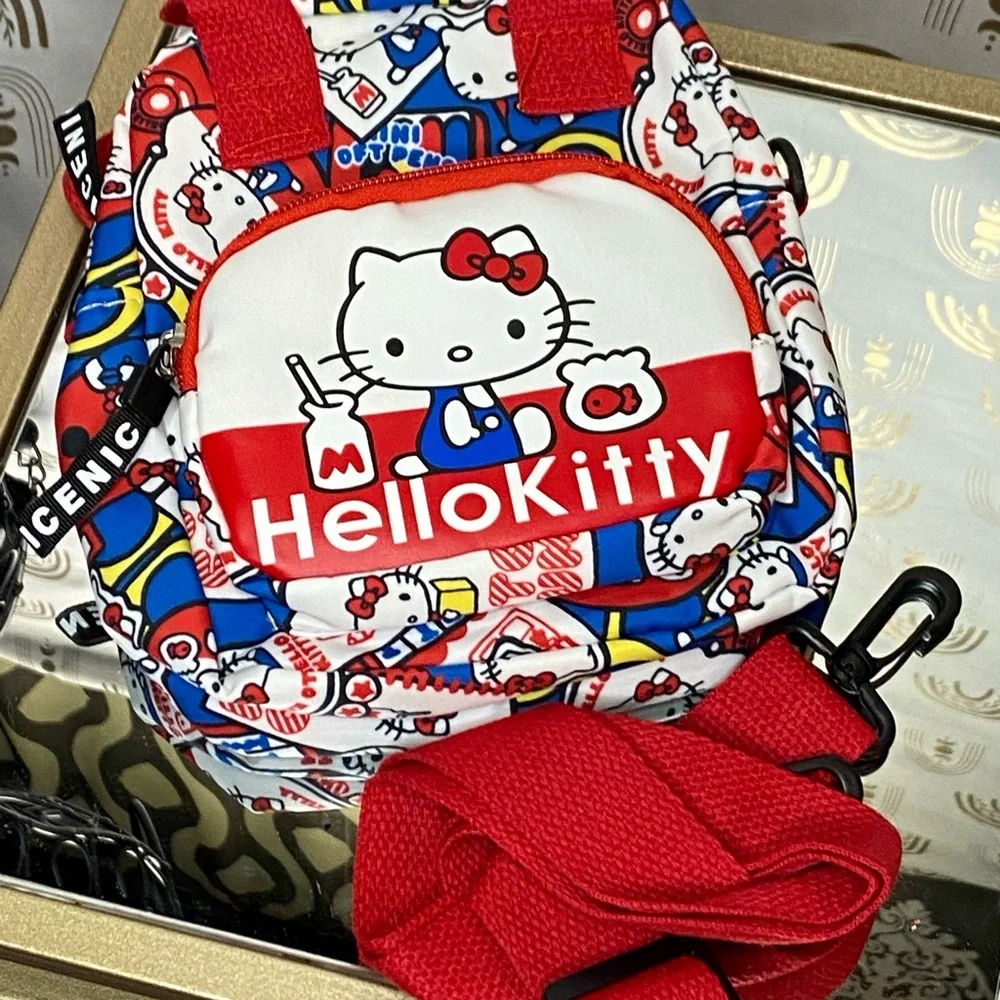 Hello Kitty Red and Blue Bag with Playful Design